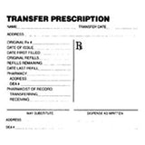 Apothecary Products Prescription Transfer Pad 5.5 in x 4.25 in 100 Sheets/Pad 10/Box - 52953