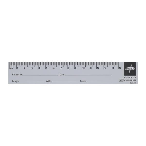 Medline Industries Inc Educare Wound Ruler Paper Universal - MSCEDURULER