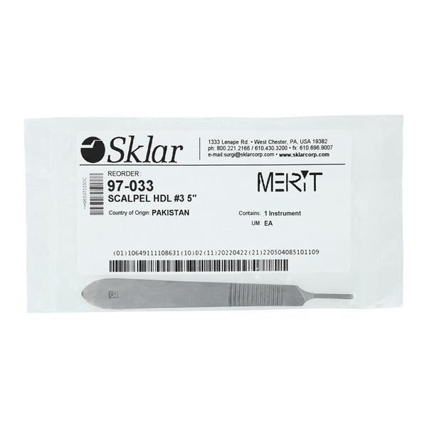 Sklar Instruments -Merit Scalpel Blade Handle #3 97-033