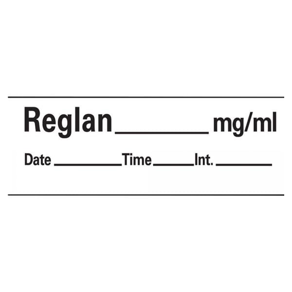 Precision Dynamics Corp. Anesthesia Tape DTI Reglan mg/ml White 1/2x500" 333/Rl - AN-65