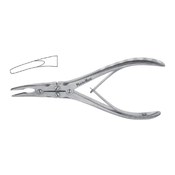 Miltex-Integra Miltex -Meister-Hand Beyer Bone Rounger Slight Curve 7" Stainless Steel Autoclavable Each MH19-844