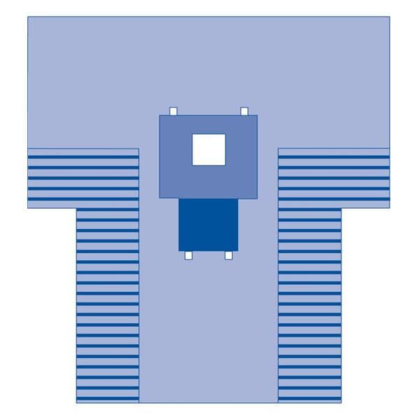 Medline Industries Inc -Proxima 98x77x121" Sterile Surgical Drape 6x6" Fenestrated DYNJP2492