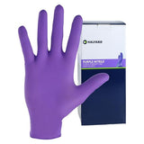 O & M Halyard -KC5 Purple Nitrile Nitrile Exam Gloves Large Purple Sterile Chemo Tested 52103