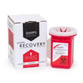 Sharps Compliance Inc -Recovery Mailer System 1qt Red 4-1/2x4-1/2x7" Plastic Non-Sterile USPS Each 10100-012