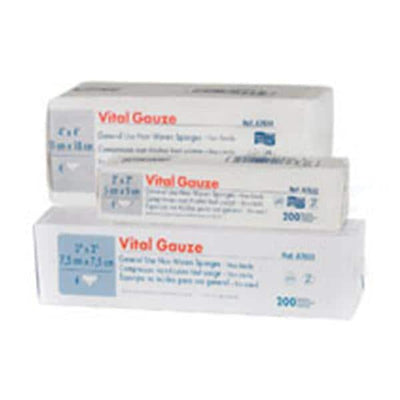 Medicom  Vital Cotton Multi-Purpose Gauze 3x3" 4 Ply Non-Sterile LF - A7633