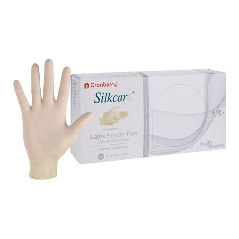 Pro2 Solutions, Inc -Silkcare Latex Exam Gloves X-Small Natural Non-Sterile CR7815