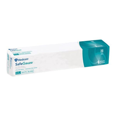 Medicom  SafeGauze Viscose/Poly Blend Non-Woven Sponge 2x2" 4 Ply Non-Sterile LF - 4522-5