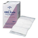 Medline Industries Inc Cellulose ABD Pad 5x9" Sterile Not Made With Natural Rubber Latex, 16 BX/CA - NON21450
