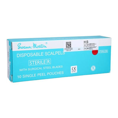 Cincinnati Surgical Co Scalpel Stitch Cutter _ Sterile Disposable 10/Bx - SM0526