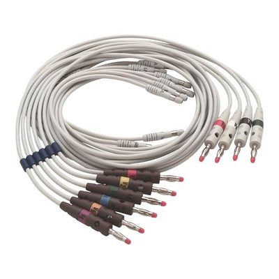 Welch-Allyn Electrocardio Leadwire New Banana End 10 Lead Each - 401129