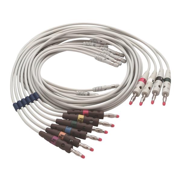 Welch-Allyn Electrocardio Leadwire New Banana End 10 Lead Each - 401129