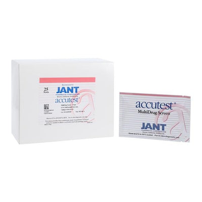 Jant Pharmacal Corp. Accutest Drug Screen Dip Card Test Kit Moderately Complex 25/Box - DS01AC425