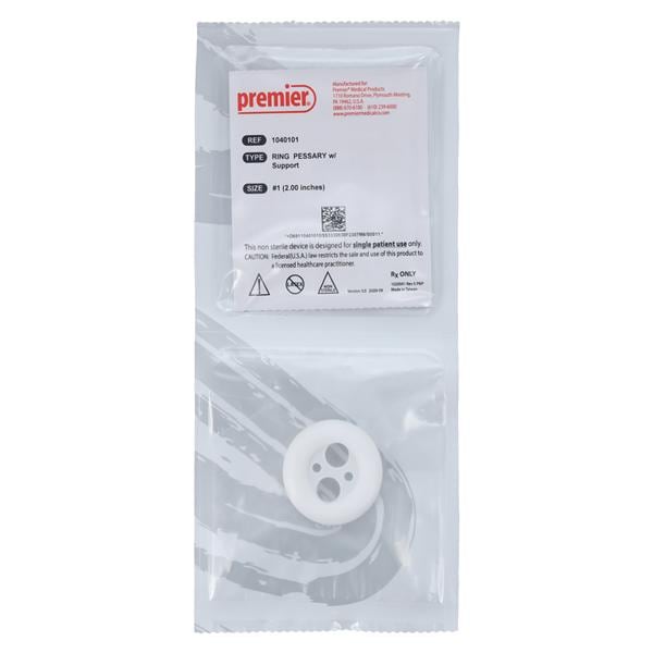 Premier Medical -Pessary Uterine Ring #1 2" With Support 100% Silicone 1040101