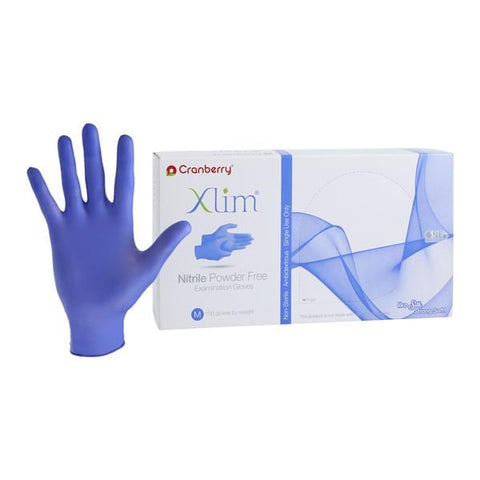 Pro2 Solutions, Inc -Xlim Nitrile Exam Gloves Medium Dark Blue Non-Sterile, 10 BX/CA CR3127