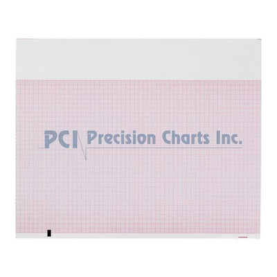 Precision Charts Inc ECG/EKG Recording Paper New 12Pk/Case - 9100-026-01