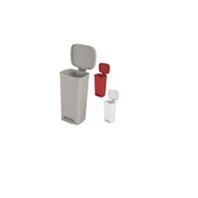 Brewer Custom Products Can Trash Large Step-On Pedal Overlapping Lid Each - 25268
