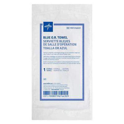 Medline Industries Inc -Towel OR Blue Sterile Disposable MDT2168201