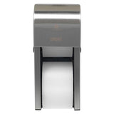 Georgia Pacific -Compact Toilet Tissue Dispenser White Stainless Steel Wall Mount For 2 Ply Tissue Each 56782
