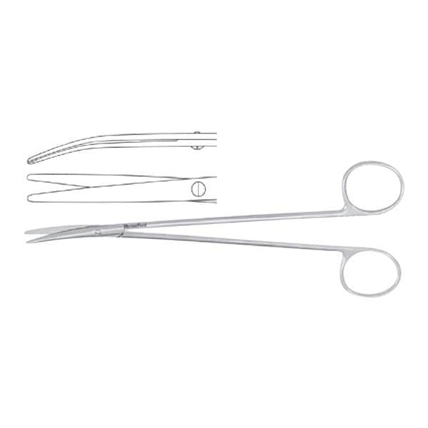 Miltex-Integra Miltex -Meister-Hand Metzenbaum Scissors Curved 7" Stainless Steel Each MH5-288
