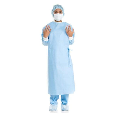 O & M Halyard Ultra Non Reinforced Surgical Gown AAMI Level 3 SMS Standard / X Large 36/Ca  - 71321