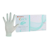 Pro2 Solutions, Inc -Cyntek Latex Exam Gloves Small Winter Green Non-Sterile, 10 BX/CA CR7836