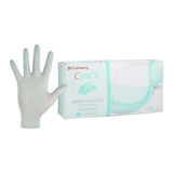 Pro2 Solutions, Inc -Cyntek Latex Exam Gloves Medium Winter Green Non-Sterile, 10 BX/CA CR7837