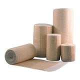 Ambra Leroy Medical -Supra-Grip Stretch Bandage Elastic 4"x5.5yd Tan/White 50/Case 90455