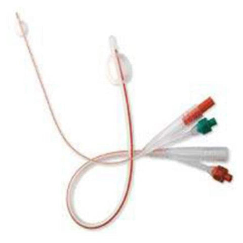 Coloplast Cysto-Care Folysil 2-Way Foley Catheter Male Straight 100% Silicone 16Fr 15cc  - AA6116