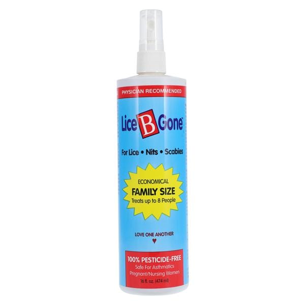 Safe Effective Products Lice B Gone Lice Remover Shampoo Non-Toxic/Pesticide-Free 16oz/Each, 12 EA/CA - 4007916001