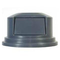 Newell Brands Dist. LLC Lid Can Brute Resin Dome Spring Lid Snap-Lock/Self-Closing f/ 55gal Containers Each - FG265788GRAY