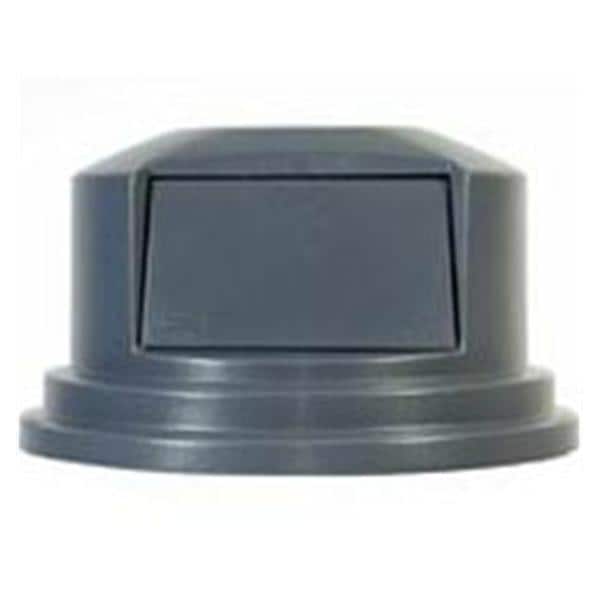 Newell Brands Dist. LLC Lid Can Brute Resin Dome Spring Lid Snap-Lock/Self-Closing f/ 55gal Containers Each - FG265788GRAY