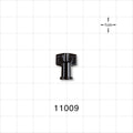 Female Luer Cap, Non-Vented, Black -  - 11009