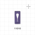 Slide Clamp, Purple - Fits 0.2 inch OD Tubing (5 mm) - 11010
