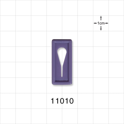 Slide Clamp, Purple - Fits 0.2 inch OD Tubing (5 mm) - 11010