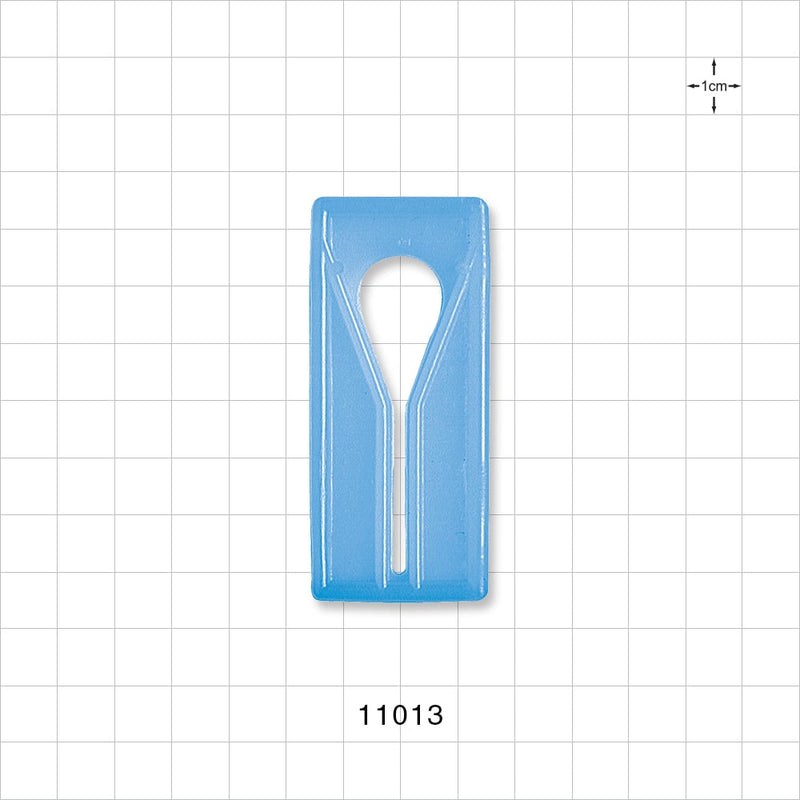 Slide Clamp, Light Blue - Fits 5/8 inch OD Tubing (0.625 inch, 15.88 mm) - 11013