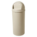 Newell Brands Dist. LLC Can Trash Marshal Resin Dome Lid Retainer Bands Self-Closing Each - FG816088BEIG