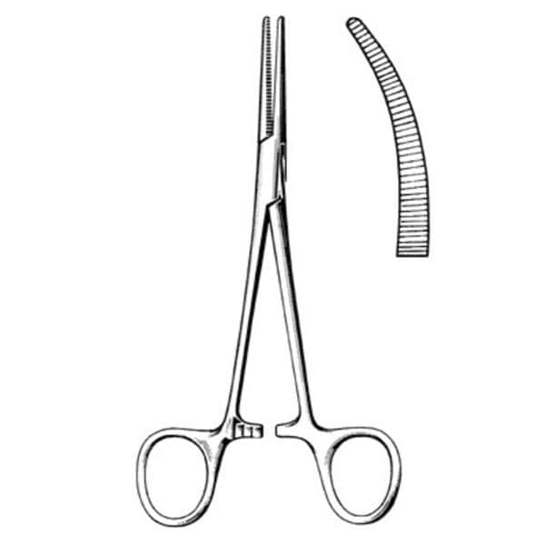 Sklar Instruments -Surgi-OR Crile Forcep Curved 5-1/2" Stainless Steel Each 95-452