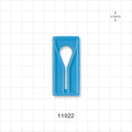 Slide Clamp, Light Blue - Fits 1/2 inch OD Tubing (0.5 inch, 12.7 mm) - 11022