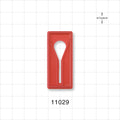 Slide Clamp, Red - Fits 0.315 inch OD Tubing (8 mm) - 11029