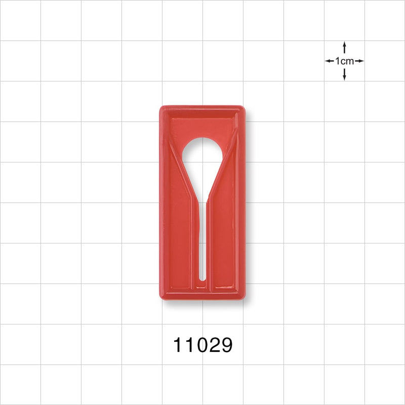 Slide Clamp, Red - Fits 0.315 inch OD Tubing (8 mm) - 11029