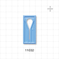 Slide Clamp, Light Blue - Fits 0.315 inch OD Tubing (8 mm) - 11032