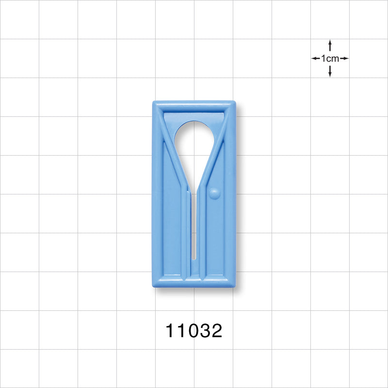 Slide Clamp, Light Blue - Fits 0.315 inch OD Tubing (8 mm) - 11032
