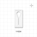 Slide Clamp, Natural - Fits 0.315 inch OD Tubing (8 mm) - 11034