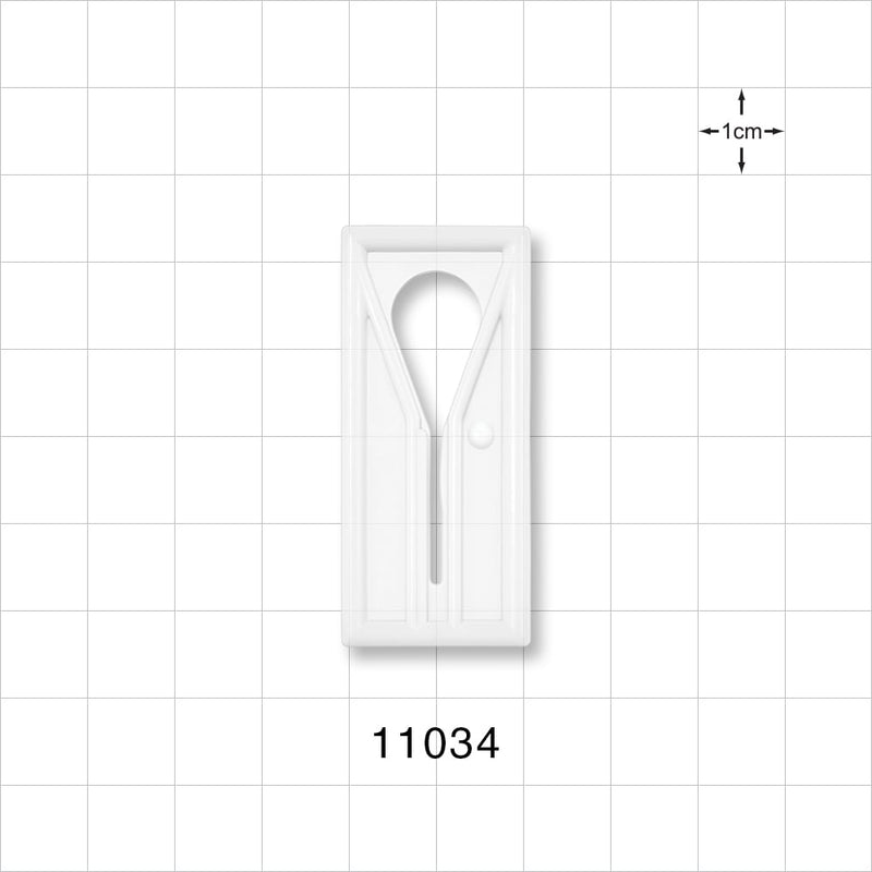 Slide Clamp, Natural - Fits 0.315 inch OD Tubing (8 mm) - 11034
