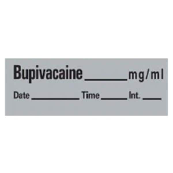 Precision Dynamics Corp. Anesthesia Tape DTI Bupivacaine mg/ml Gray 1/2x500" 333/Rl - AN-42