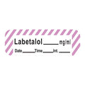 Precision Dynamics Corp. Anesthesia Label DTI Labetalol mg/ml White/Violet 1-1/2x1/2" 600/Rl - LANS-117