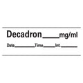 Precision Dynamics Corp. Decadron Tape White 1.5"x1/2" 333/Rl 333/Rl - AN-203