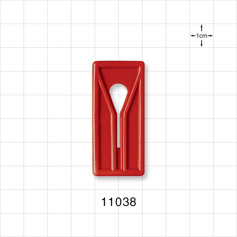 Slide Clamp, Red - Fits 1/4 inch OD Tubing (0.25 inch, 6.35 mm) - 11038