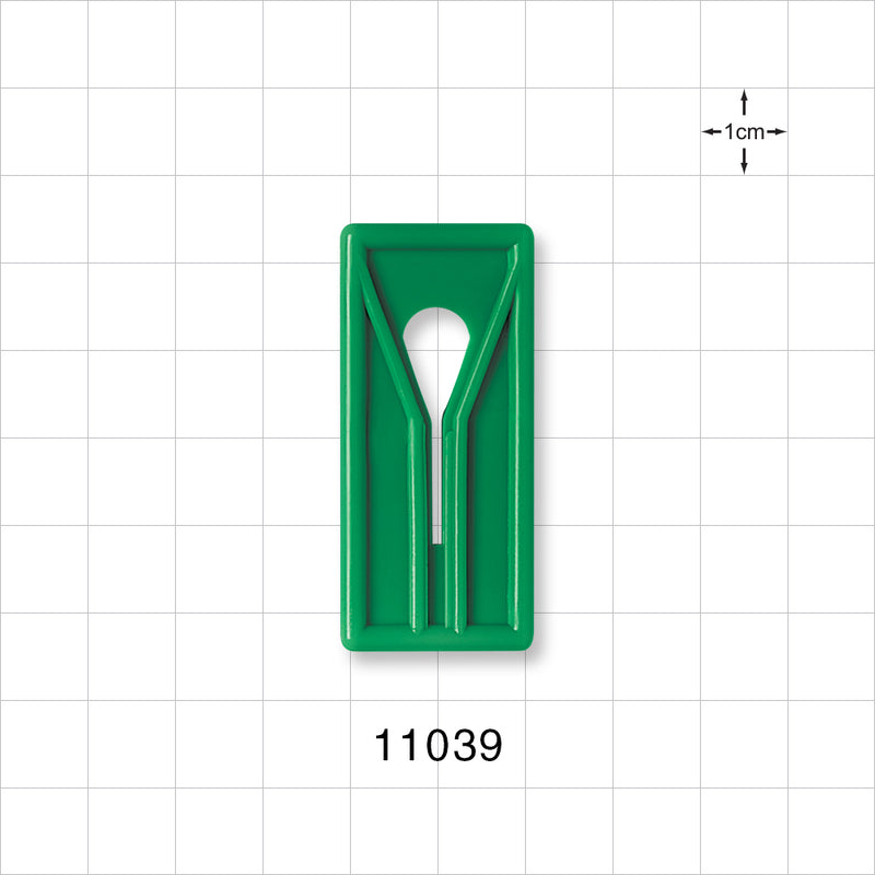 Slide Clamp, Green - Fits 1/4 inch OD Tubing (0.25 inch, 6.35 mm) - 11039