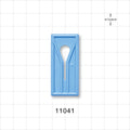 Slide Clamp, Light Blue - Fits 1/4 inch OD Tubing (0.25 inch, 6.35 mm) - 11041